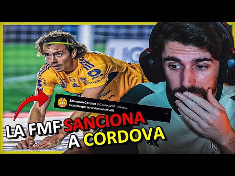 SEBASTIAN CORDOVA es SANCIONADO POR la FMF