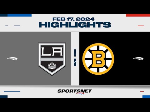 NHL Highlights | Kings vs. Bruins - February 17, 2024