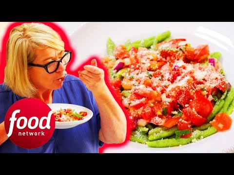Sophie Cooks A Beautiful Olive Leaf Pasta With Raw Tomato Sauce | Sophie Grigson: Slice of Italy
