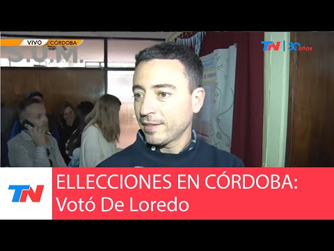 ELECCIONES EN CÓRDOBA: Rodrigo De Loredo, candidato a intendente de la capital provincial