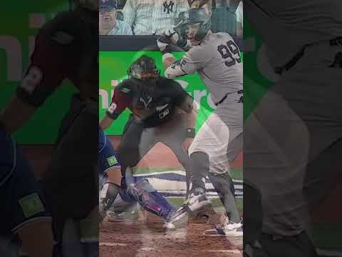 Aaron Judge drops the gavel and this game is tied!