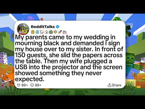 My parents came to my wedding in mourning black and demanded I sign my house over to my sister...