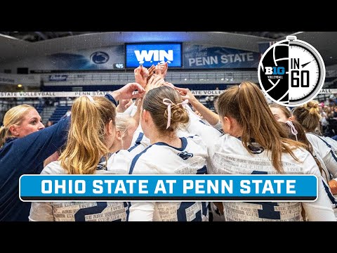 Ohio State at Penn State |  Oct. 7, 2023 | B1G Volleyball in 60