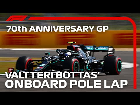 Valtteri Bottas' Pole Lap | 70th Anniversary Grand Prix | Pirelli