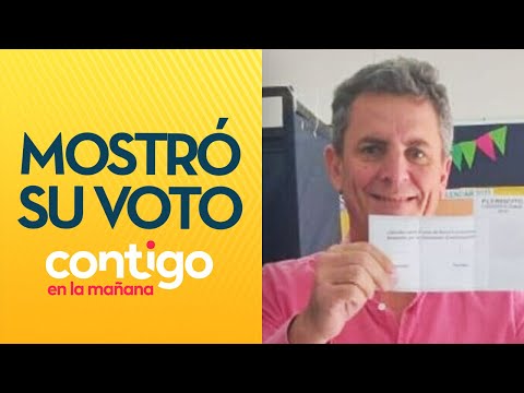 ACTO ILEGAL: Gonzalo de la Carrera subió foto con su voto marcado - Contigo en La Mañana