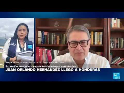 Informe desde Tegucigalpa: Juan Orlando Hernández llega a Honduras tras indulto por narcotráfico
