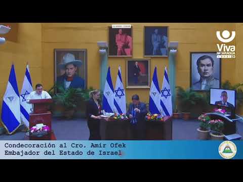 Nicaragua reconoce admirable labor diplomática del Embajador de Israel