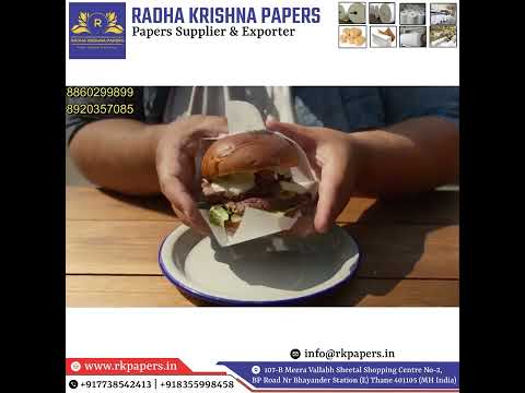 Butter Paper Parchment Papers Brand Name Printing and Rewinding machine www.rkpapera.in