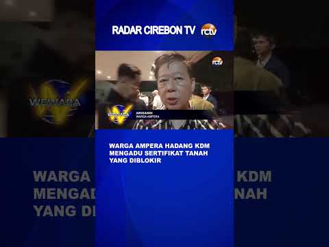 Warga Ampera Hadang KDM Mengadul Sertifikat Tanah yang Diblokir