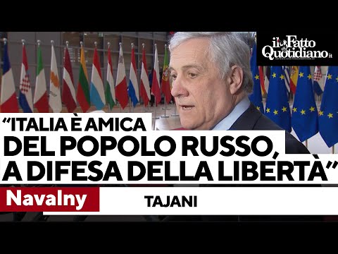 Navalny, Tajani incontra la moglie Yulia: "Italia amica del popolo russo e a difesa della libertà"