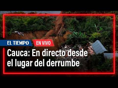 Las peripecias de viajeros atascados por derrumbe en Cauca | El Tiempo