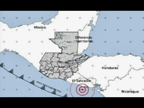 Sismo de magnitud 5.2 en las costas de El Salvador