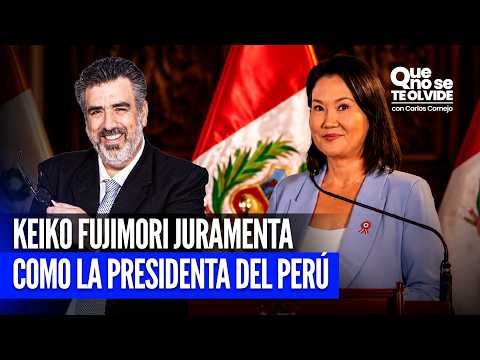 MILEI, KAST Y NOBOA VISITAN A KEIKO FUJIMORI EN SU JURAMENTACIÓN | QUE NO SE TE OLVIDE
