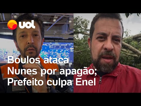 Apagão em SP: Nunes culpa Enel e Boulos ataca prefeito por transtornos às vésperas do 2º turno