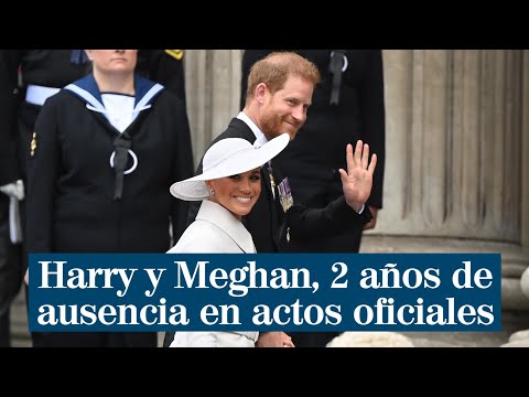 Harry y Meghan acuden a un acto oficial con la familia real tras 2 años de ausencia