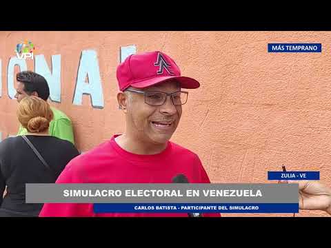 Continúa Simulacro electoral en Venezuela edo. Zulia - 30Jun