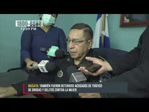 Policía de Masaya desarticula banda delictiva Toño Cobra - Nicaragua