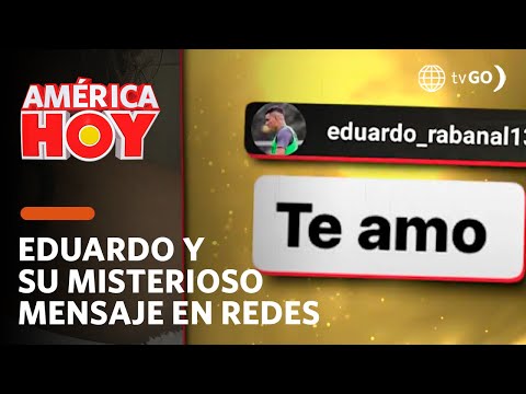 América Hoy: ¿Paula Arias regresó con Eduardo Rabanal? (HOY)