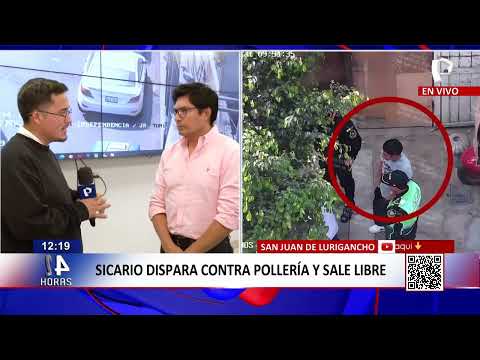 #24Horas Vivo| SJL: sicario dispara contra pollería y sale libre