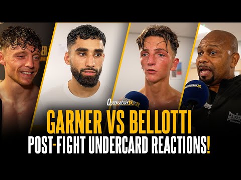 All Post Fight Reactions from the Ryan Garner vs Reece Bellotti Undercard 🔥