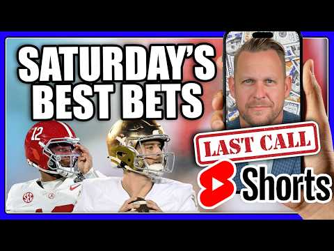 LIVE College Football Week 7 Picks &amp; Last-Minute Sharp Action! | LAST CALL SHORTS 📱