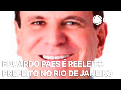 Eduardo Paes é reeleito prefeito do Rio no primeiro turno