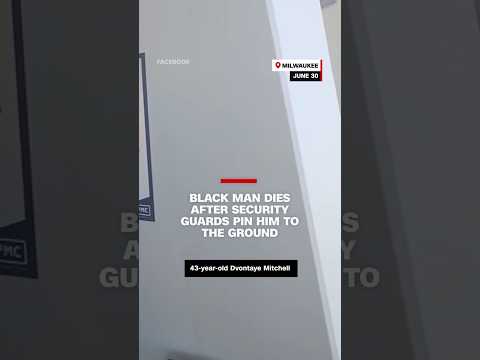 Black man dies after security guards pin him to the ground