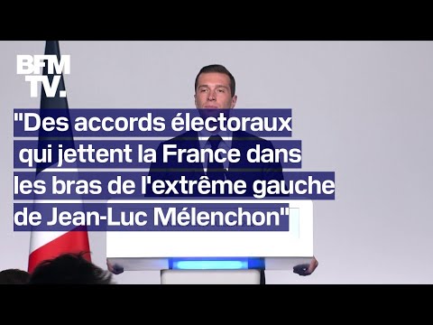 Résultats législatives 2024: la prise de parole de Jordan Bardella en intégralité