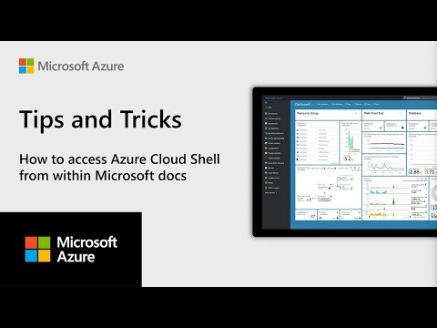 How to access Azure Cloud Shell from within Microsoft docs