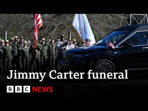 Jimmy Carter's US state funeral begins in Georgia | BBC News