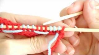 Lade være med Professor Nogen som helst Episode 6.2: How to Knit Fair Isle Neatly in Purl (also applies to knit  rows) - Quick Tips - YouTube