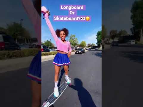 LONGBOARD or SKATEBOARD?👀🤭 #shorts