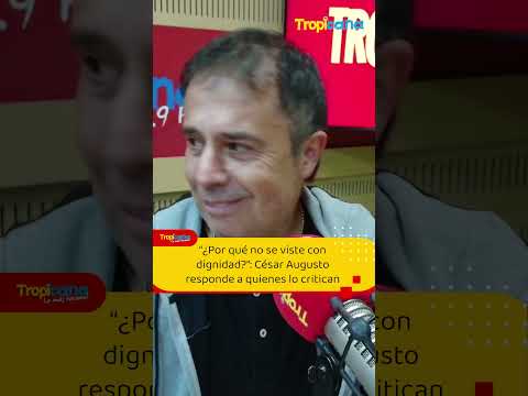 Cesar Augusto Londoño sobre su forma de vestir