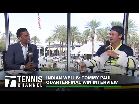 Tommy Paul Reaches First Semifinal in Tennis Paradise | Indian Wells Quarterfinal Interview