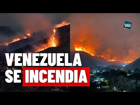 Cifra récord de incendios forestales en Venezuela
