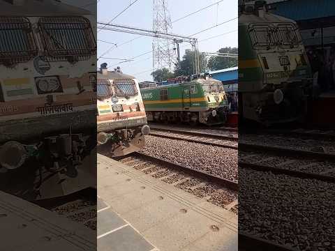 GZB WAG-9 Overtake GZB WAP-5 😅 #shorts #ytshorts