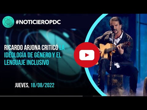 NOTICIERO | Frente a más de 20 mil personas, Ricardo Arjona criticó el lenguaje inclusivo