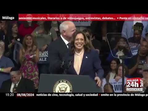 Noticia - Kamala Harris presenta oficialmente a su vicepresidente