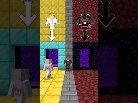 天国と地獄2 #マイクラ #まいくら #マインクラフト #shorts