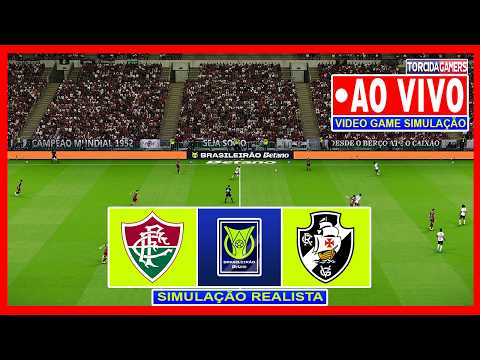 🔴FLUMINENSE X VASCO AO VIVO COM IMAGENS | BRASILEIRÃO 2026 | JOGO DE HOJE SIMULAÇÃO