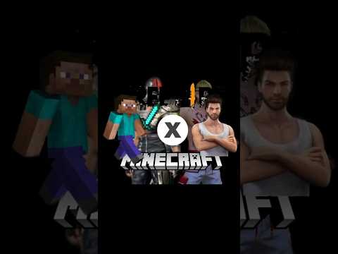 Minecraft vs games #Minecraft  #Roblox #fortnite #freefire #pubg #viral #shorts