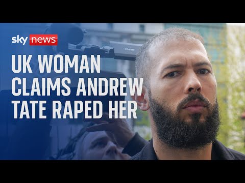 Andrew Tate: UK woman claims influencer raped her and plans to sue him
