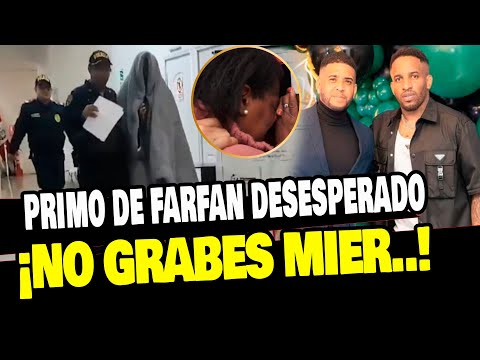 PRIMO DE JEFFERSON FARFÁN GRITA QUE NO LO GRABEN EN SU TRASLADO AL PENAL