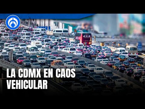 Por esta razón aumentó el tráfico en la CDMX