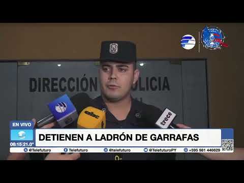 Detuvieron a un ladrón de garrafas