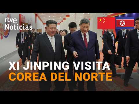 El PRESIDENTE CHINO, XI JINPING, VIAJA a COREA del NORTE |RTVE NOTICIAS