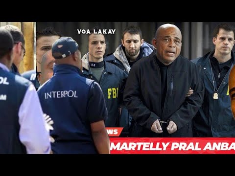 Jij la lage Polis entènasyon INTERPOL dèyè Michel Martelly arete l