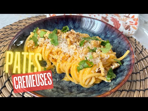 Pâtes crémeuses à la courge butternut en 10 minutes