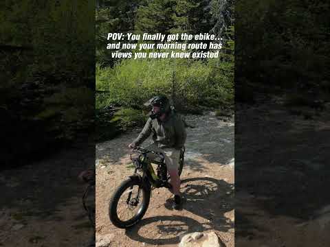 POV：When you finally get an ebike #cyrusher #pov  #shorts