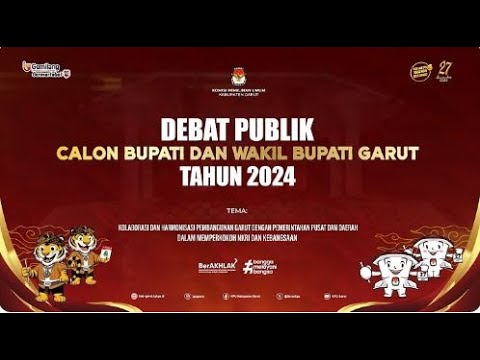 DEBAT PUBLIK KEDUA CALON BUPATI DAN WAKIL BUPATI GARUT 2024